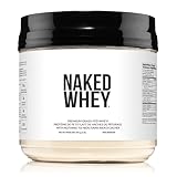 NAKED WHEY 1LB - Only 1 Ingredient, 100% Grass Fed Whey Protein Powder, Undenatured, No GMOs, No Soy, Gluten Free, Enhance Recovery - 15 Servings