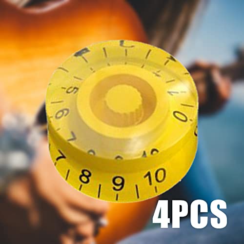 Oshhni 4 pièces potentiomètre capuchon guitare accessoires haut-forme boutons Durable Timbre haut-forme style boutons… - Les Beatles, Paul McCartney, John Lennon, RIngo Starr, George Harrison Oshhni 4 pièces potentiomètre capuchon guitare accessoires haut-forme boutons Durable Timbre haut-forme style boutons… – Image 3