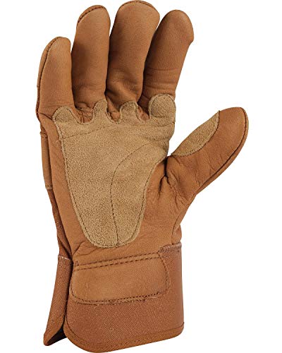 Carhartt Men's Grain Leather Work Glove with Safety Cuff Cold Weather, Brown, XL, XL (Pack of 1) - Image 2