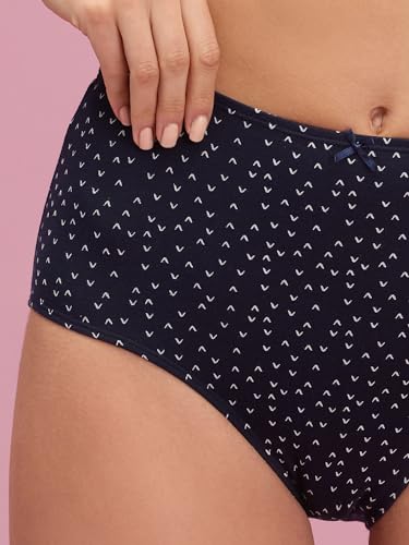 Image of NYKD (NYP104 Assorted Breathable Cotton Panty Set for Women (Pack of 3) | High Rise & Full Coverage Brief with Anti Odor Properties | Super Soft & Concealed Elastic for All Day Comfort