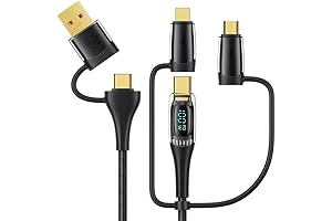 USAMS 4-in-1 Charging Cable: Powerhouse for All Your Devices