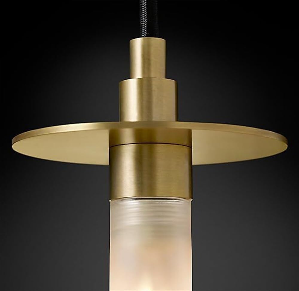 Sturdy Small Ceiling Chandelier Modern Frosted Glass Lightd Kitchen Island Lighting Fixture Black Vintage Farmhouse Barn Hanging Lamp Chrome for Bedroom Dining Room/D