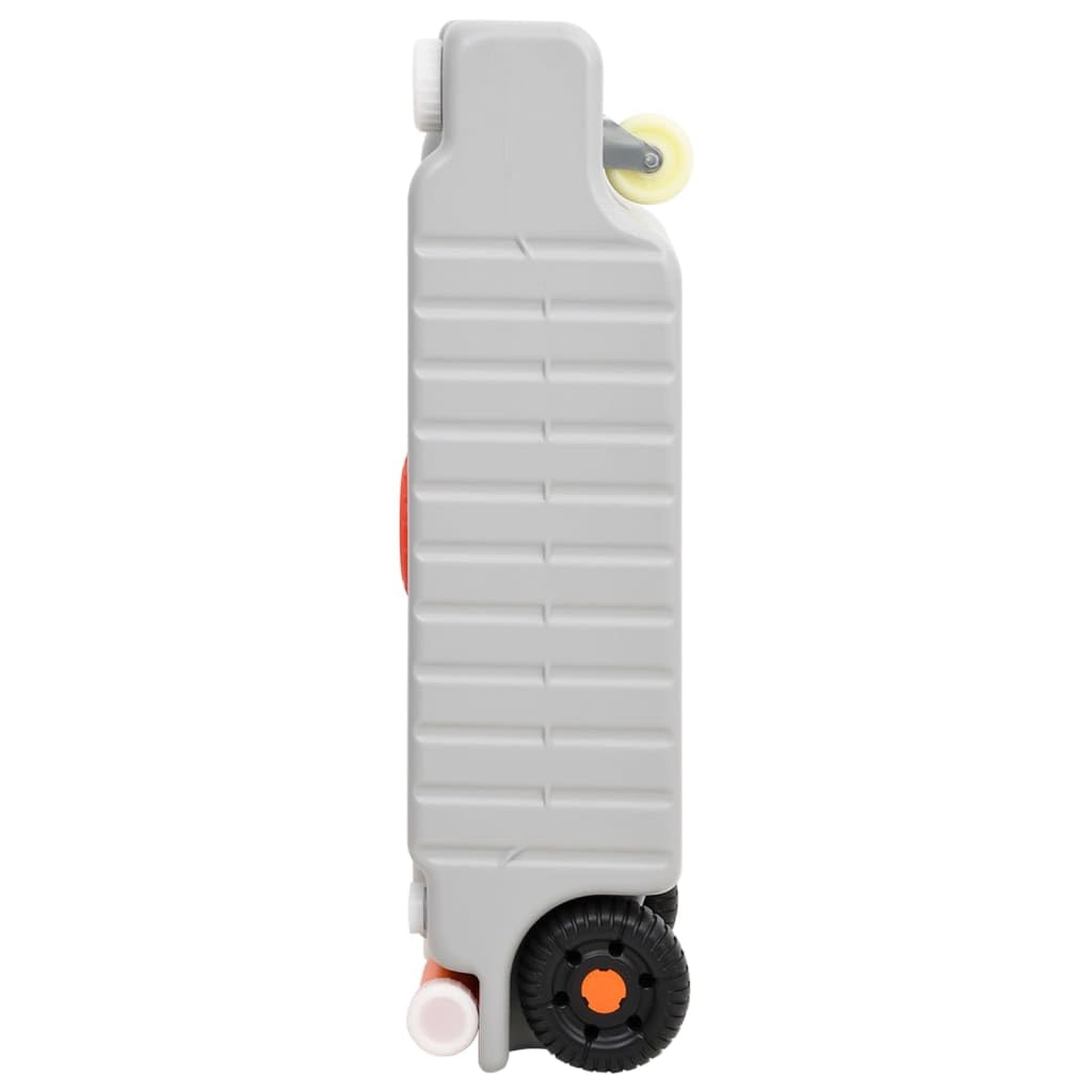 vidaXL Depósito de Agua con Ruedas para Camping Gris 75 l, Tanque de Almacenamiento de Agua, depósito de Agua Grande, depósito de Agua con Ruedas