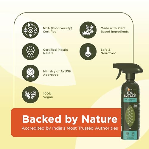 Image of Tru Nature Herbal Ant Repellent Spray - 200 ML | Removes entire Ant Colony | 100% Plant Based, Chemical Free | Works on All Ant Types | For Home, Kitchen, Office & Garden