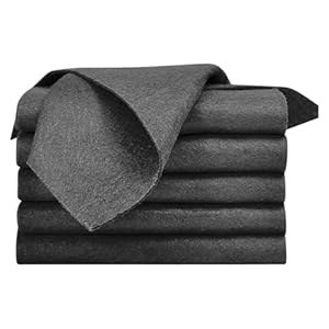 YIZITU Graue Scheuertücher für empfindliche Oberflächen