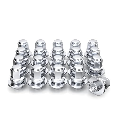 Image of White Knight 7 /16 inch-20 Chrome ET Bulge Lug Nut - 7802-20AM (20 Pack)