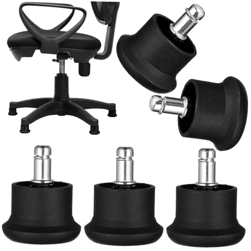 WHAMVOX 5個家具用フロアグライダー 素材 床保護 傷防止 チェア固定脚 オフィスや家用スイベル椅子の安定化に