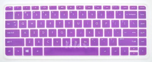 Folox® Silicone PC Keyboard Protectors for HP Split X2 13-m110dx 13-m010dx 13-g110dx Envy 14-k001t 14-k002tx 14-k003tx 14-k020us 14-k010us 14-k027cl 14t-k100 14-f020us 14-f021nr 14-f027cl 14-e021tx 14-e022tx 14-e023tx 14-e024tx 14-e034tx 14-e035tx 14z-n100 TouchSmart 14 (Purple)