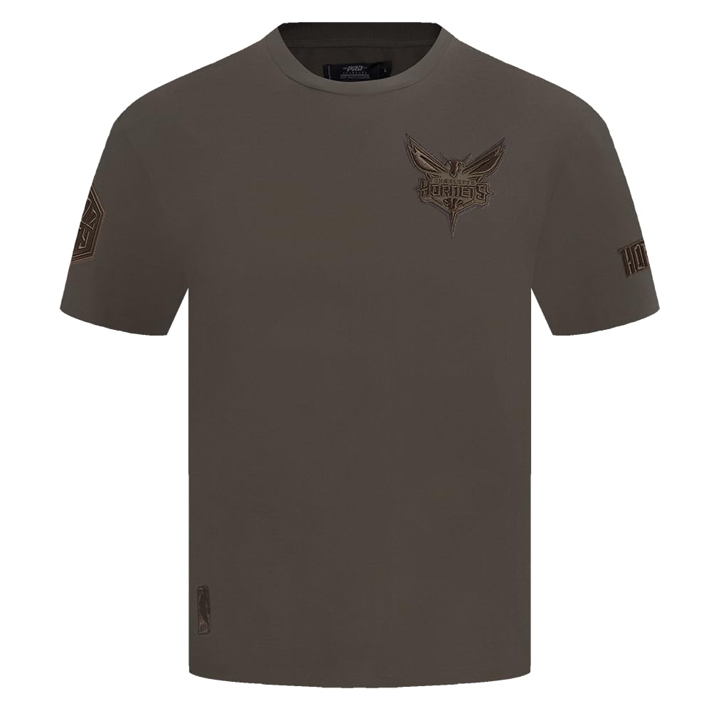 PRO Standard Men's NBA Neutral Short Sleeve Tee, Dark Taupe, XL
