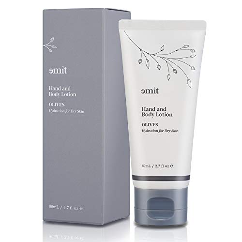 EMIT - Massage and Body Lotion Contains Jojoba, Aloe, Vitamin E - Vegan Gluten Free Cream Lotion - Sensitive Skin - Recover, Rejuvenate, Hydrate, Refreshen Dry Crack Skin (Olive, 80ml (2.7 fl oz)