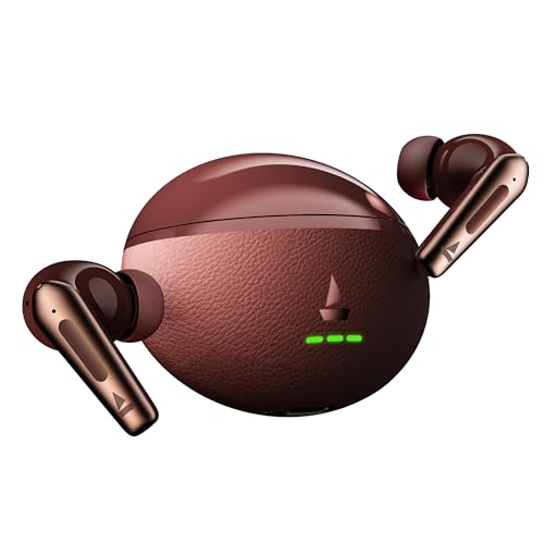 Image of Boat Airdopes Prime 512 (2026 Launch) Volume Swipe Control, 4Mics AI-ENx, 50H Battery, Multi Connect, App Support, BT v6.1, Bluetooth Earbuds, TWS Ear Buds Wireless Earphones with mic(Earth Brown)