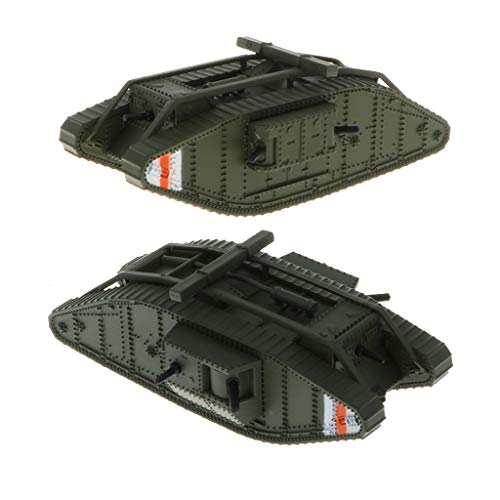 menolana 1/100 Britain MK.IV Male & Female Heavy Tank Armor Model Home Decor