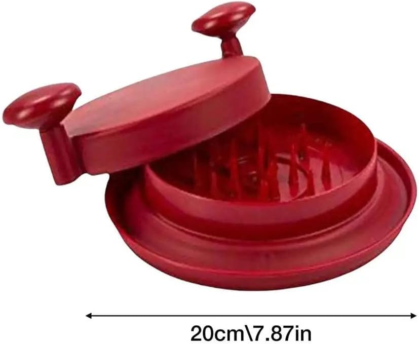 Miniatura 3 de Trituradora de pollo, herramienta de trituración de carne, alternativa a la trituradora de carne de garras de oso y para carne de cerdo tirado, Rojo
