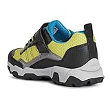 Transpirable Geox J MAGNETAR Boy, Zapatillas, Lime Black, 38 EU