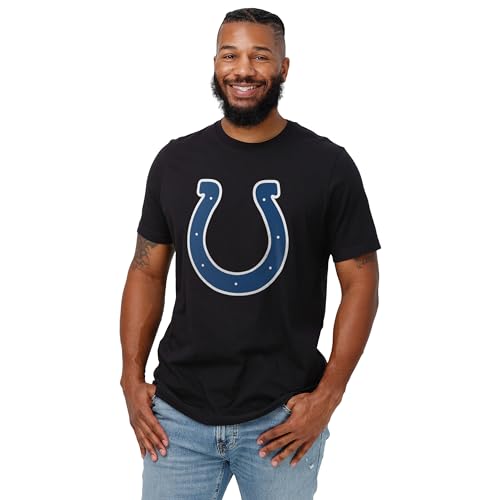 Image of FOCO Men's NFL Team Primary Logo Black Short Sleeve T-Shirt