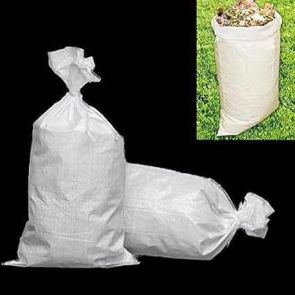 UBERSWEET 3Pcs Woven Garden Waste Collection Leave Deadwood Recycling