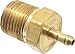 Parker Hannifin 28-5/32-2 Dubl-Barb Brass Body Male Connector Fitting, 5/32