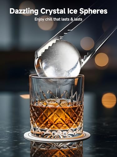 Image of 2-Inch Clear Ice Ball Maker | Sphere Ice Maker, 150 /Day, 38 Min