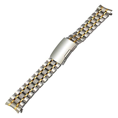 Bracelet montre courbe rigide acier inoxydable antichoc 18mm 20mm 22mm - 7