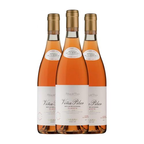 Félix Callejo Viña Pilar Rosado Ribera del Duero 75 cl Vino rosado (Caja de 3 Botellas de 75 cl)