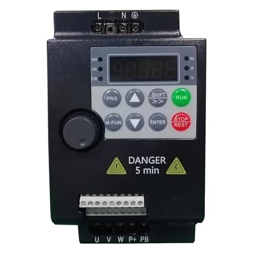 Convertisseur de fréquence 220V monophasé triphasé 0.75kW variateur