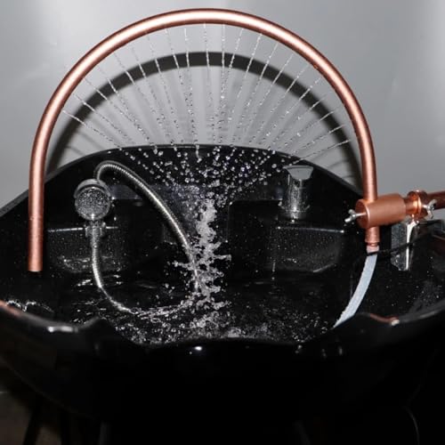Lavabo portable en forme de cascade pour spa, outil de circulation de l'eau pour salon de coiffure, convient à la plupart des équipements de lit de massage de salon de coiffure