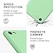 kwmobile Case Compatible with Apple iPhone SE (2022) / SE (2020) / 8/7 Case - Protective Slim TPU Phone Cover - Soft Matte Finish - Mint Matte
