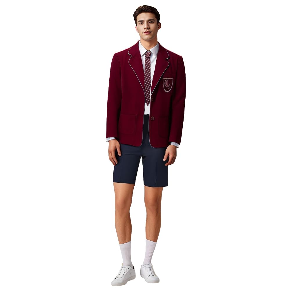 UPUPCOS Roald Dahl Matilda the Musical Cosplay Costume Grey Red School Uniform JK Dress With Tie Halloween Party