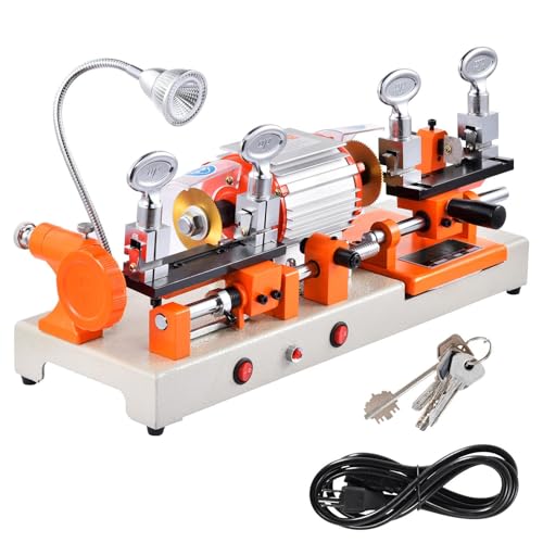 duals Head Horizontal Keys Cutting Machine Manual Locksmiths Keys Duplicator