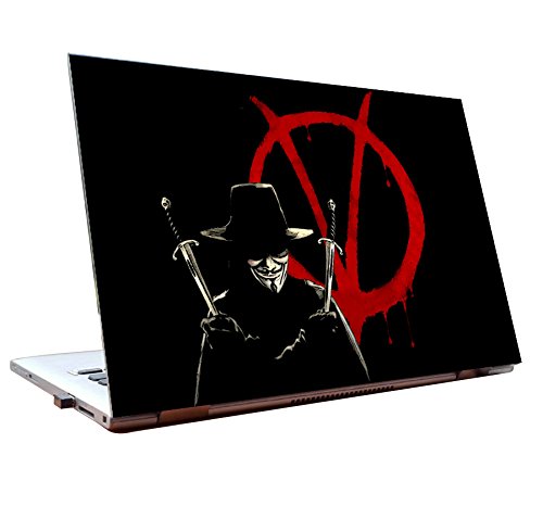 Tamatina Laptop Skins 15.6 inch - V for Vendetta - Anonymous - Movie Skins - HD Quality (B06ZXV9325) Amazon Price History, Amazon Price Tracker