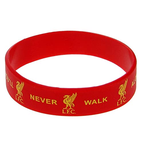 Oficial LIVERPOOL FC 'YNWA' pulsera de goma de color r
