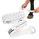 Sollee Messband Für Widerristhöhe - Messgerät Für Gewicht Und Größe Im Reitsport - Trackline Zum Messen Und Verfolgen | Für Ausritte, Ranch, Stall, Rennen, Outdoor, Box, Scheune,