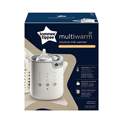 Image of Tommee Tippee Baby Bottle and Food Warmer, Warms Breast Milk, Formula, Jars and Pouches to Body Temperature in Minutes, Automatic Timer, Touch Settings, White 1 Count (Pack of 6)