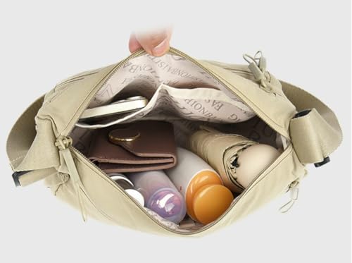 Slouchy Nylon Crossbody Purse Women Trendy Hobo Bags Cute Underarm Shoulder Satchel College Travel Tote Handbag 20253