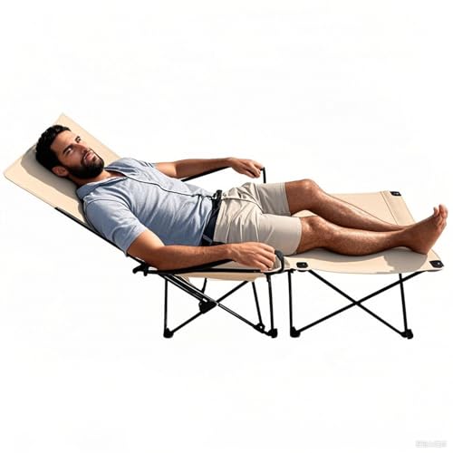 Chaise pliante de camping robuste et confortable pour pelouse et extérieur - 8