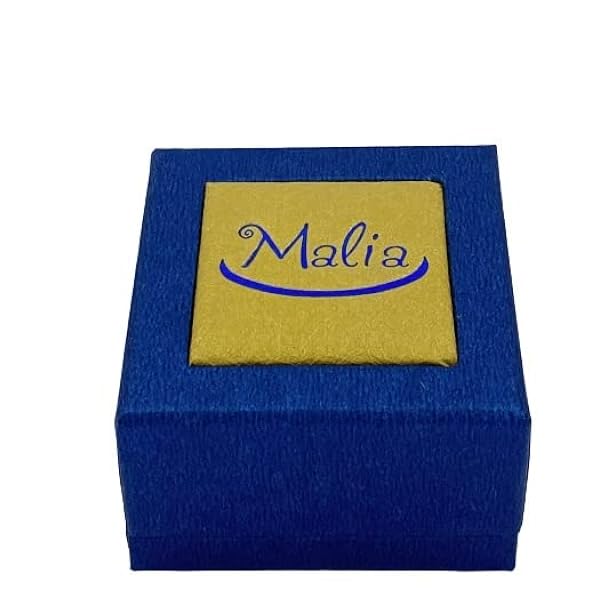 Malia - anello in argento 925 ros a forma di cuore oblungo, con pav di zirconi - bianchi