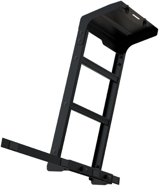 Front Runner Side Mount Ladder, side view showing the attachment points and construction.