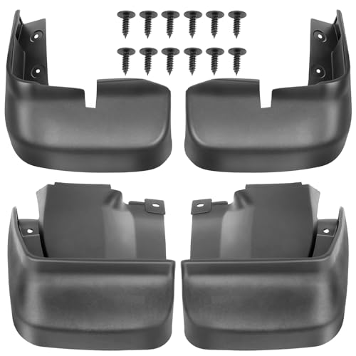 Image of SCITOO Set of 03RSA1306ABK 4PCS Universal mud Flaps for 2006-2011 for Honda Civic Front & Rear mud Flaps Splash Guard Set
