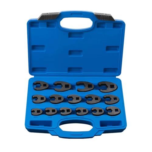 Albapilix 15pcs 8-24mm�J���X�t�b�g�I�[�v���G���h�����`1/2 3/8�C���`�h���C�u�X�p�i���@�\�N���E�t�b�g�����`���[�p�C�v