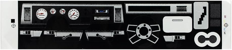 INJORA RC Car Interior Decoration RC Accessories for 1/10 RC Crawler Axial SCX10 II 90046 90047 Cherokee Body Car Shell (Black)