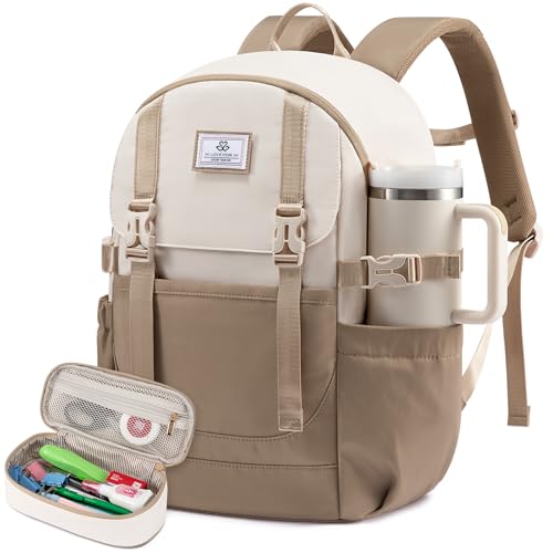 LOVEVOOK School Backpack for Teen Girls, Waterproof Travel Colleg...