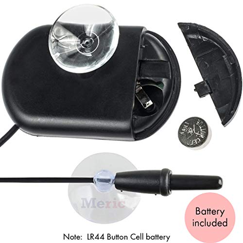 Meric Digital Thermometer for Bearded Dragon, Accurately Reads Enclosure Temperature in Celsius & Fahrenheit, 2 Suction… - Image 4