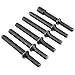7 Pcs Air Hammer Rivet Bit Set, Dele 0.401 Shank Smoothing Pneumatic Air Rivet Hammer Tools Kit with Spring