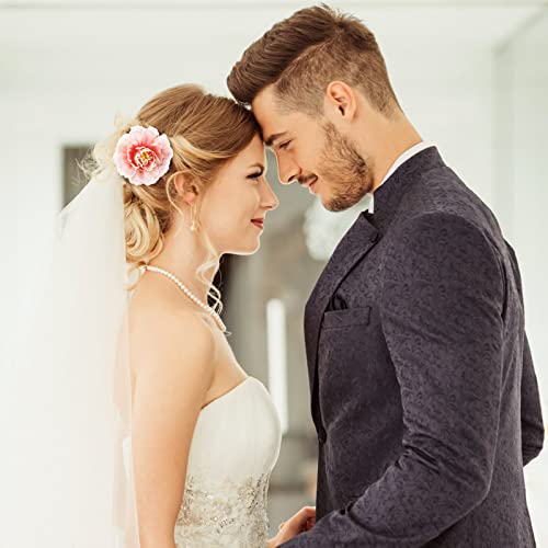 Pafuwei 21 Pieces Bohemian Flower Hair Clip,Multicolor Rose Hair Barrettes Artificial Hair Flower Clip For Lady Girl,Boho Bride Claw Clip Hairpin Hair Accessories For Wedding #TOP3