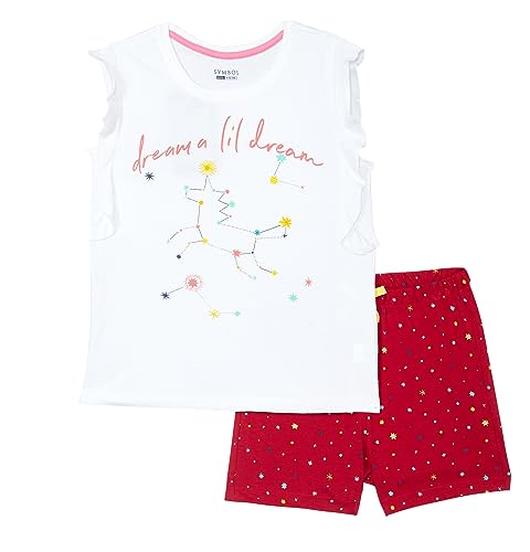 Amazon Brand – Symbol Girl’s Regular Fit Shorts Set