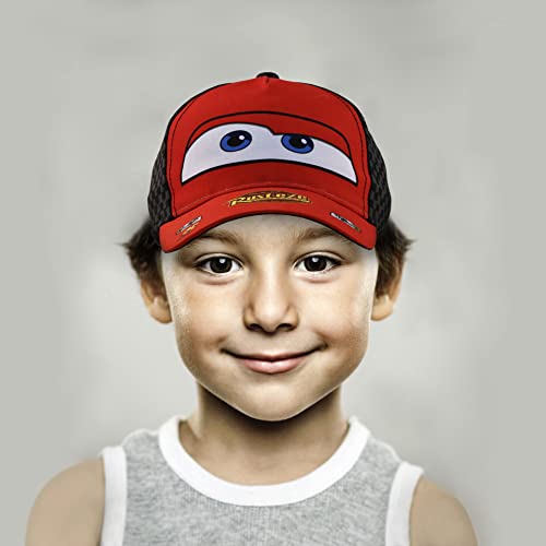 Disney Pixar Boys’ Cars Lightning Mcqueen Hat - Piston Cup Baseball Cap (Toddler/Boy), Size 2-4, Cars Lightning Mcqueen Checkered #TOP3