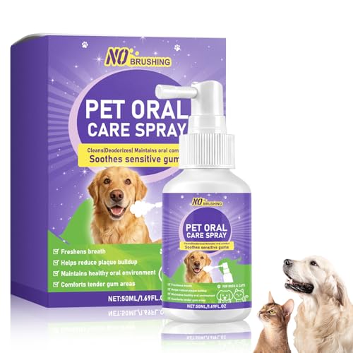 Wanban Dental Spray for Dogs - Oral Spray Bad Breath, Relieve Gum Redness & Infections, Reduce Plaque & Tartar, No Brushing Required - image 8