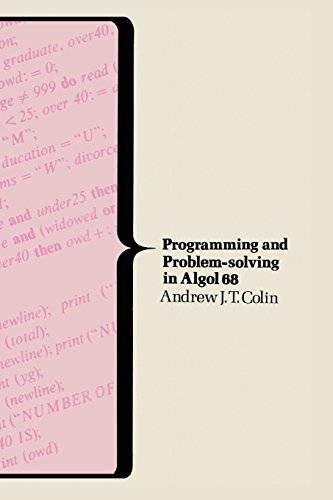 Programming and Problem Solving in Algol (Computer Science Series) view 2