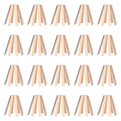 Tinoaly 20pcs Universal Golf Shaft Adapter Shims, Durable Brass Shaft