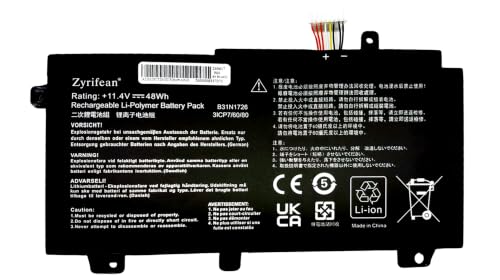 Image of Zyrifean B31N1726 Short cable Battery for ASUS TUF Gaming FX504 FX505 FX80
